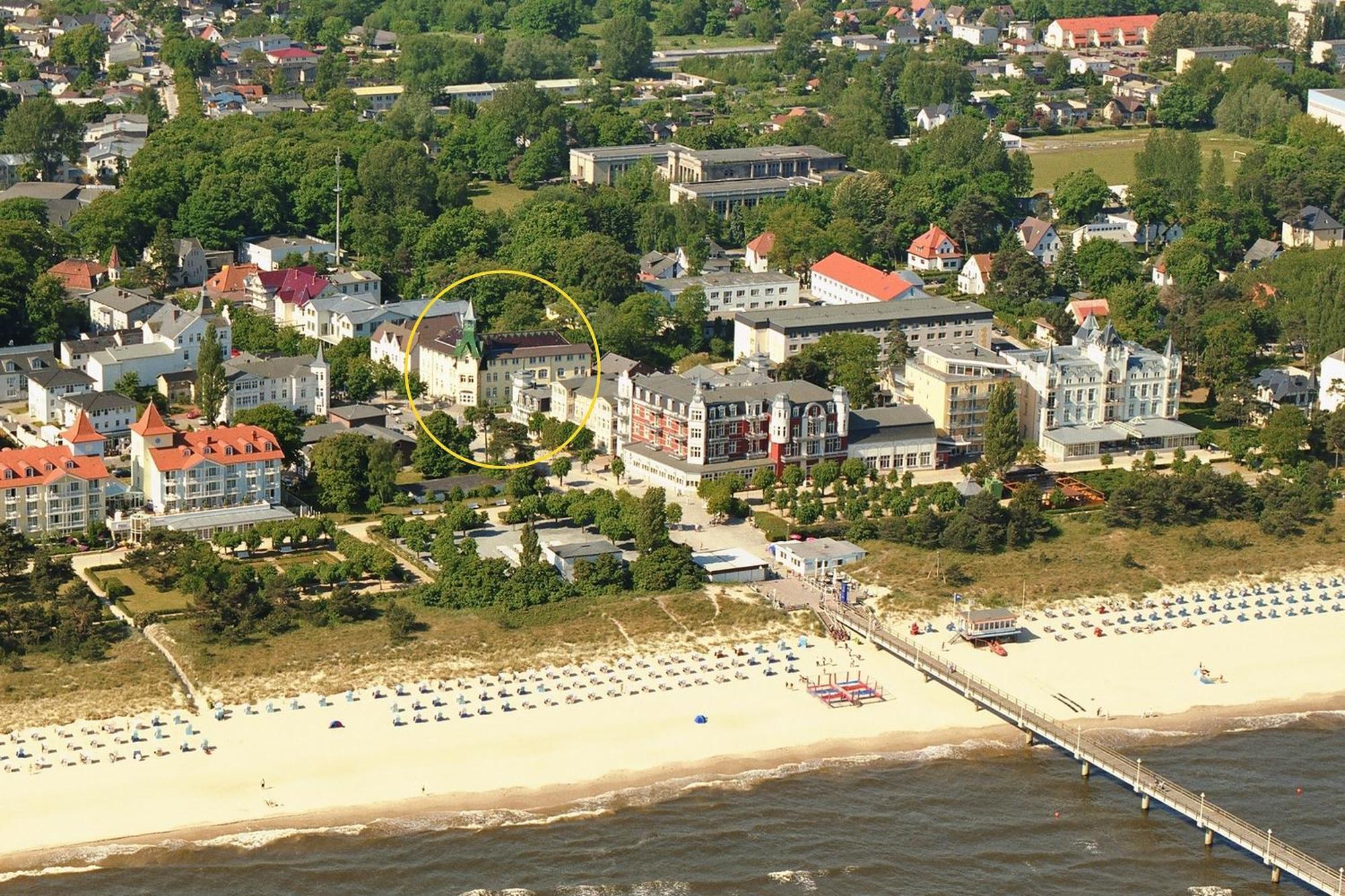 Hotel Duenenschloss Mit Private Spa Zinnowitz Exteriör bild